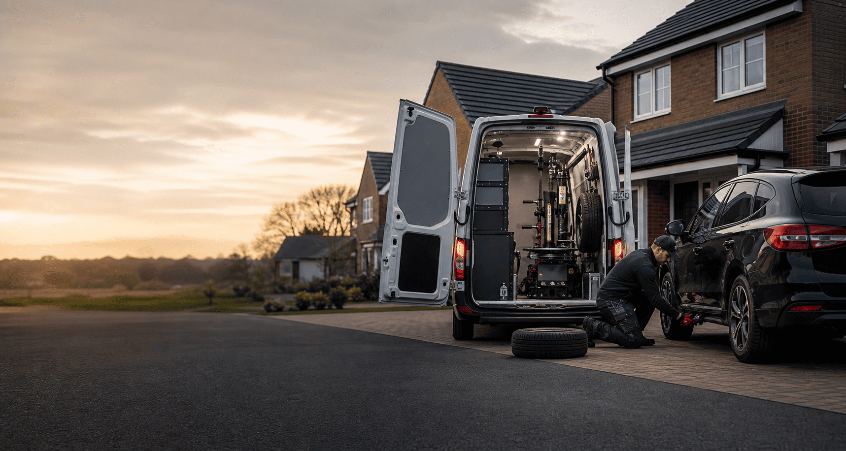 mobile tyre fitting in Mansfield and Glapwell